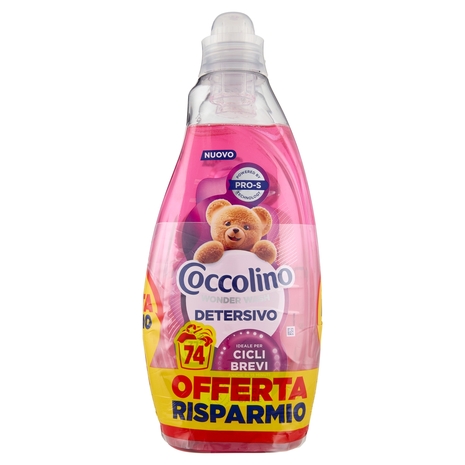 Coccolino Wonder Wash Detersivo Ultra Care 2 x 37 Lavaggi 2 x 1480 ml